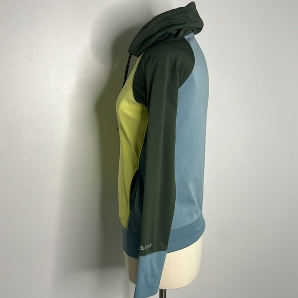 Marmot funnel neck long sleeve color block top, size small - Picture 6 of 13